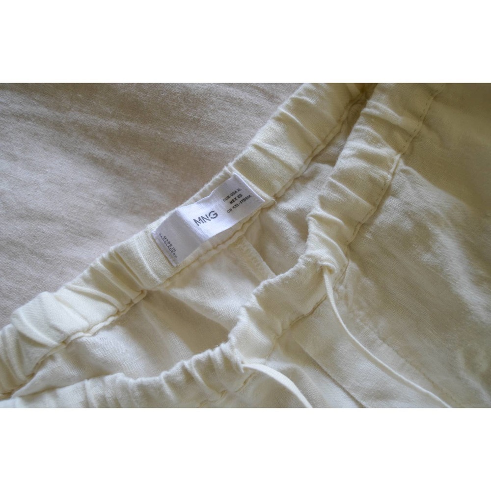 đźĄMango Linen Drawstring Pants - Picture 4 of 6